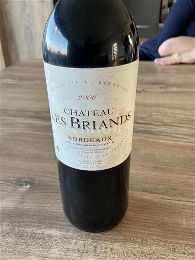 Bordeaux Château Les Briands 2006