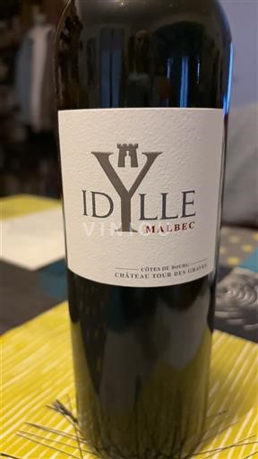 Bordeaux Côtes-de-bourg Château Tour des Graves Idylle Malbec 2022