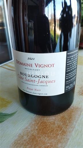 Бургундія Не вказано Domaine Vignot Côte Saint-Jacques 2021