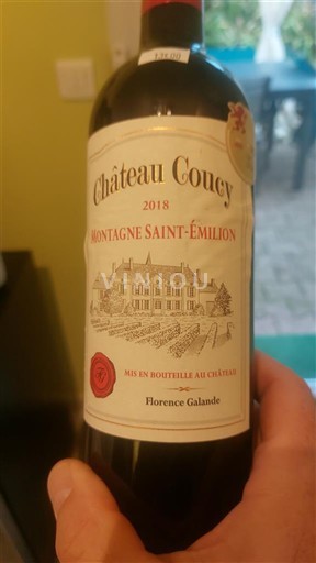 Bordeaux Montagne-saint-émilion Château Coucy 2018