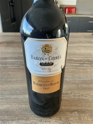 Wines Rouge sec Baron de Chirel Reserva Marqués de Riscal 2013 Spain Rioja DO