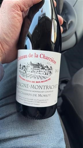 Бургундія Chassagne-Montrachet Château La Charrière Les Champs de Morjot 2024