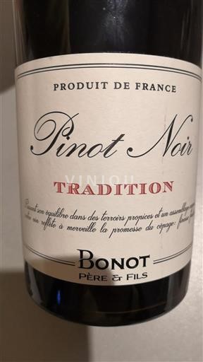 Alsace Pinot Noir Bonot Père & Fils Tradition 2021