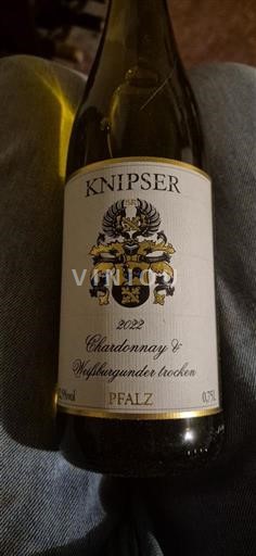 Пфальц Knipser Chardonnay V Weißburgunder trocken 2022