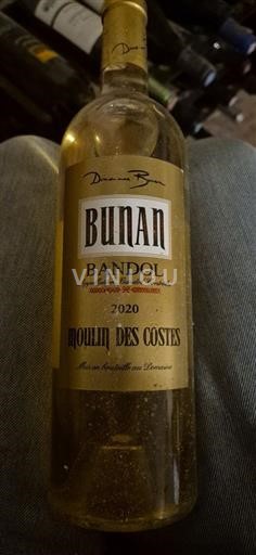 Vina Blanc sec Moulin des Costes Bunan 2020 Francija Provansa Bandol AOC
