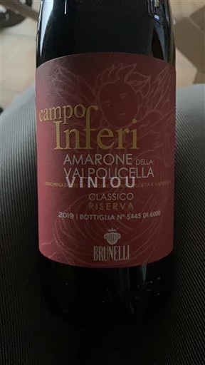 Benátsko Amarone della Valpolicella Brunelli Campo Inferi 2019