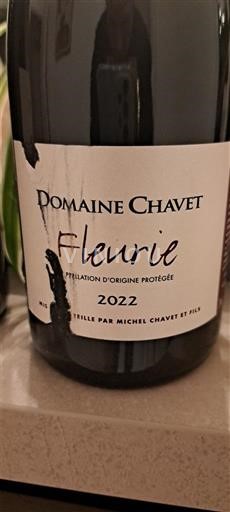 Beaujolais Fleurie Domaine Chavet 2022