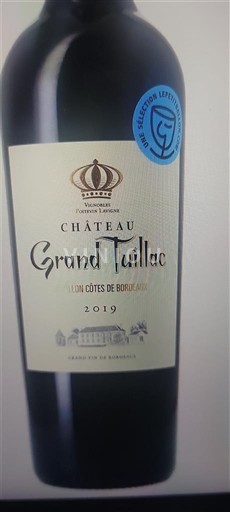 Бордо Блай-Кот-де-Бордо Château Grand Tuillac 2019