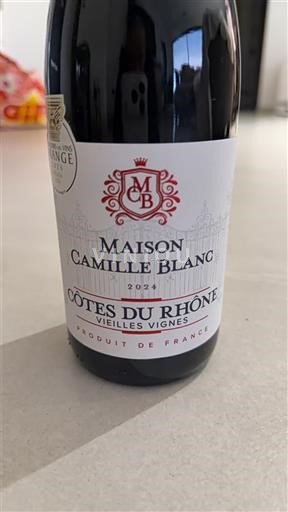 Thung lũng Rhône Côtes-du-rhône Maison Camille Blanc Vieilles Vignes 2024