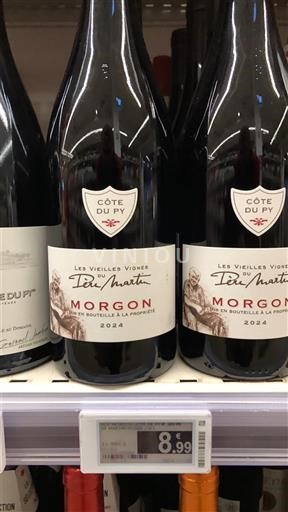 Víno Rouge sec Côte du Py Les Vieilles Vignes Jean-Michel Tixier 2024 Francie Beaujolais Morgon AOC