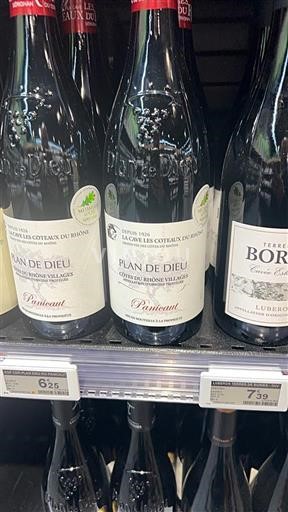 Thung lũng Rhône Không được chỉ định Les Coteaux du Rhône Pontécoulant Không niên vụ
