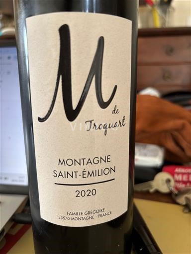 Бордо Монтань-Сент-Емільйон Château Troquart M de Troquart 2020