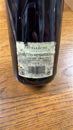 Бургундія Кортон-Ренарде Grand Cru Patriarche Père et Fils 2007