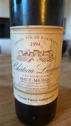 Bordeaux Haut-Médoc Château Lieujean Pierre Gisserot 1994