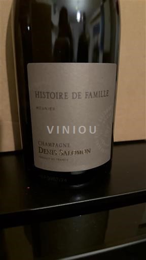 Samppanja Champagne Denis Salomon Histoire de Famille Meunier 2024