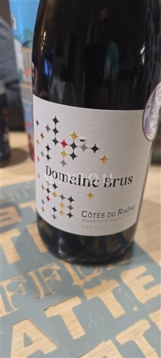 Weine Rouge sec Domaine Brus 2022 Frankreich Rhônetal Côtes du Rhône AOC
