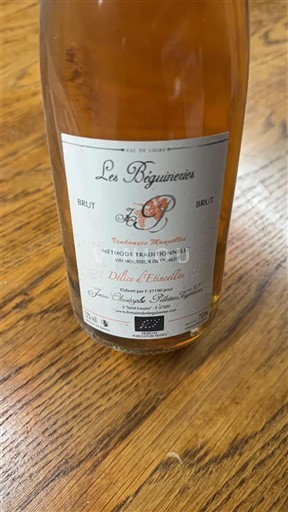 Valle del Loira Crémant del Loira Les Béguineries Délile d'Éternité Sin añada