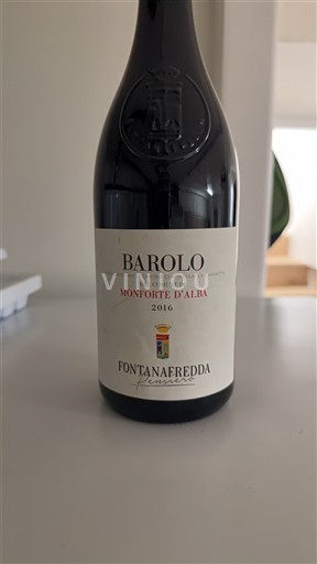 П'ємонт Бароло Fontanafredda Monforte d'Alba 2016