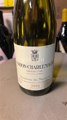 Burgundy Corton-Charlemagne Grand Cru Bonneau du Martray 1991