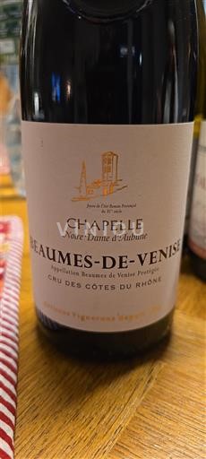 Thung lũng Rhône Beaumes de Venise Notre Dame d'Aubune Chapelle 2021