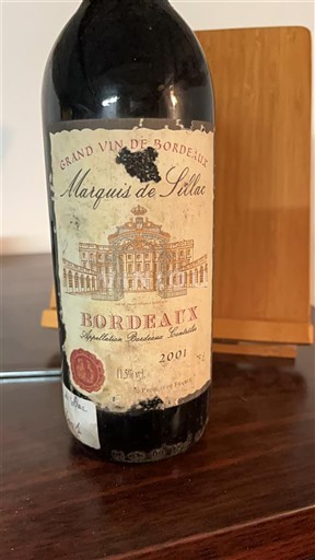Бордо Marquis de Sillac 2001