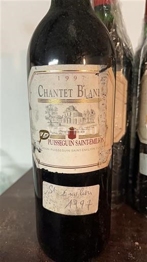 Bordeaux Puisseguin-Saint-Émilion Chantet Blanc 1997