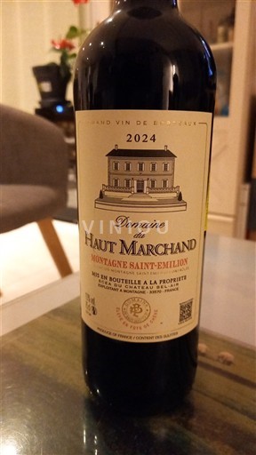 Бордо Монтань-Сент-Емільйон Domaine Haut Marchand 2024