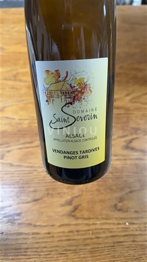 Ельзас Vendanges Tardives Domaine Saint Severin Vendanges Tardives 2018