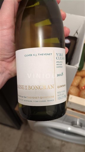 Burgundi Viré-clessé Domaine La Bongran E.J. Thevenet 2018