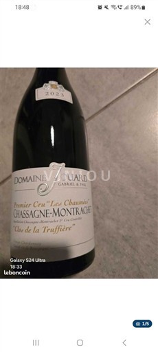 Бургундія Chassagne-Montrachet Premier Cru Domaine Jouard Premier Cru Les Chaumées Clos de la Truffière 2023