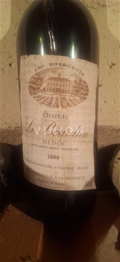 Бордо Медок Château Le Bourdieu 1988