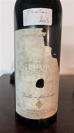 Bordeaux Saint-Émilion Bernard Xans 2003