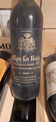 Bordeaux Saint-Émilion Grand Cru Clos La Rose 1964
