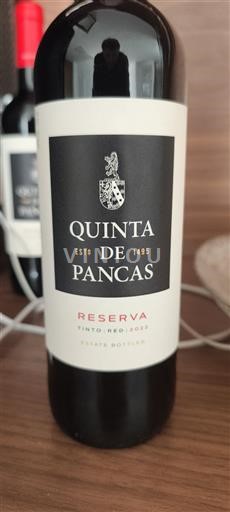 Vinhos Rouge sec Reserva Quinta de Pancas 2022 Portugal Lisboa IGP