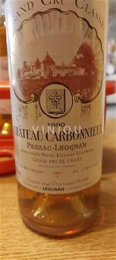 Бордо Пессак-Леоньян Grand Cru Château Carbonnieux 1990