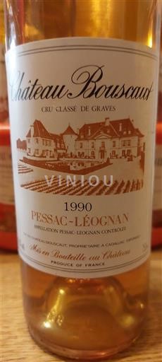 Bordeaux Pessac-Léognan Château Bouscaut 1990