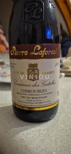 Божоле Чірубль Pierre Laforest Domaine des Gatilles 2017