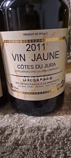 Jura Côtes-du-Jura La Roche Fendue 2011