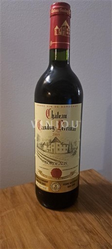 Bordeaux Château Candoy Perrinal 2003
