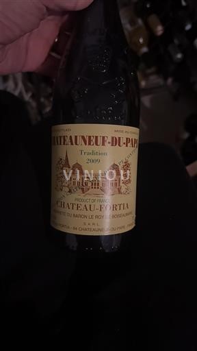 Thung lũng Rhône Châteauneuf-du-pape Château Fortia Tradition 2009