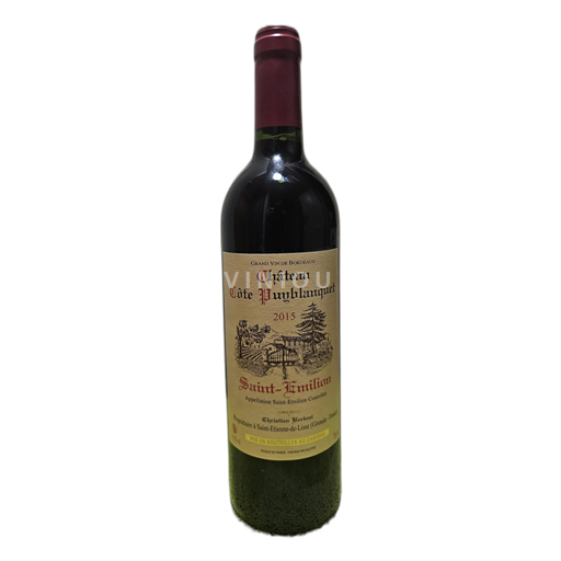 Bordeaux Saint-Émilion Château Côte Puyblanquet 2015