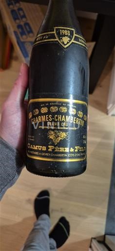 Бургундія Шарм-Шамбертен Grand Cru Camus Père & Fils 1988