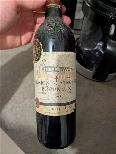 Бордо Mission Saint Vincent Vieilles Vignes 1998