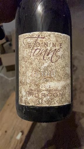 Víno Rouge sec Bonne Tonne 2012 Francie Beaujolais Morgon AOC