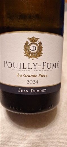 Луарська долина Пуїй-Фюме Jean Dumont La Grande Pièce 2024