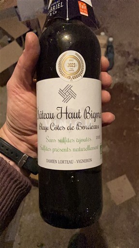 Bordeaux Blaye-Côtes-de-Bordeaux Château Haut Bigorre 2023