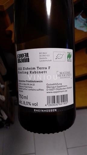 Рейнгау Eppelmann Elsheim Terra F Riesling Kabinett 2021