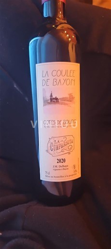 Bordeaux Côtes-de-bourg La Coulée de Bayon La Compasita 2020