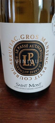 Sud-Vest Saint-Mont Le Passé Authentique 2021