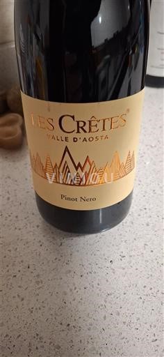 Валле-д'Аоста Не вказано Les Crêtes Pinot Nero 2019